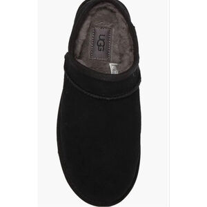 New UGG Black Suede Slippers/Ultra Mini 10